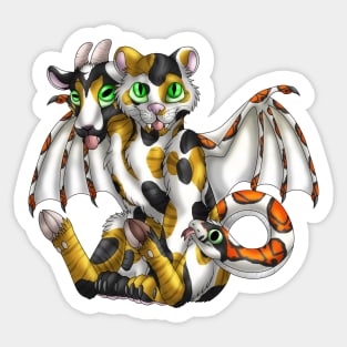 Chimera Cubs: Calico Tabby Sticker